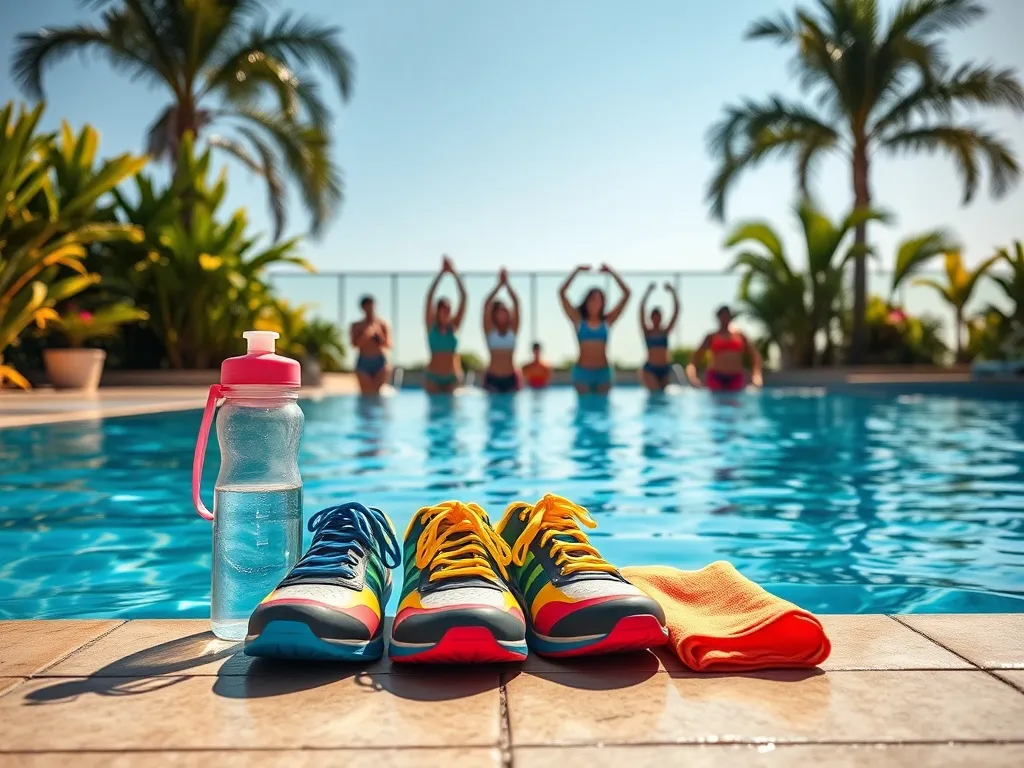 Aqua aerobik – efekty przed i po treningu w wodzie